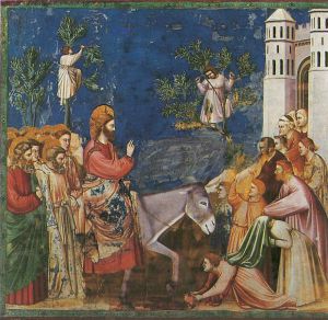 Giotto Einzug Jesu in Jerusalem (Scorvegnikapelle)